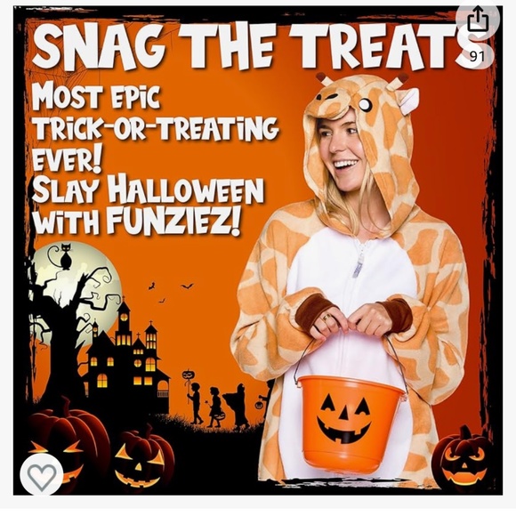 Giraffe costume adult size large - Picture 2 of 4